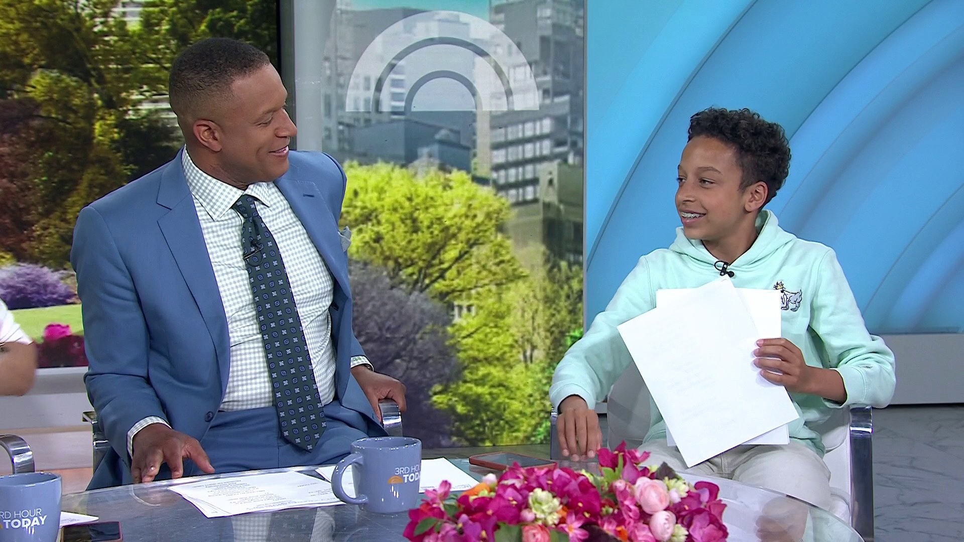 Craig Melvin's Son Joins TODAY on Take Your Kids to Work Day