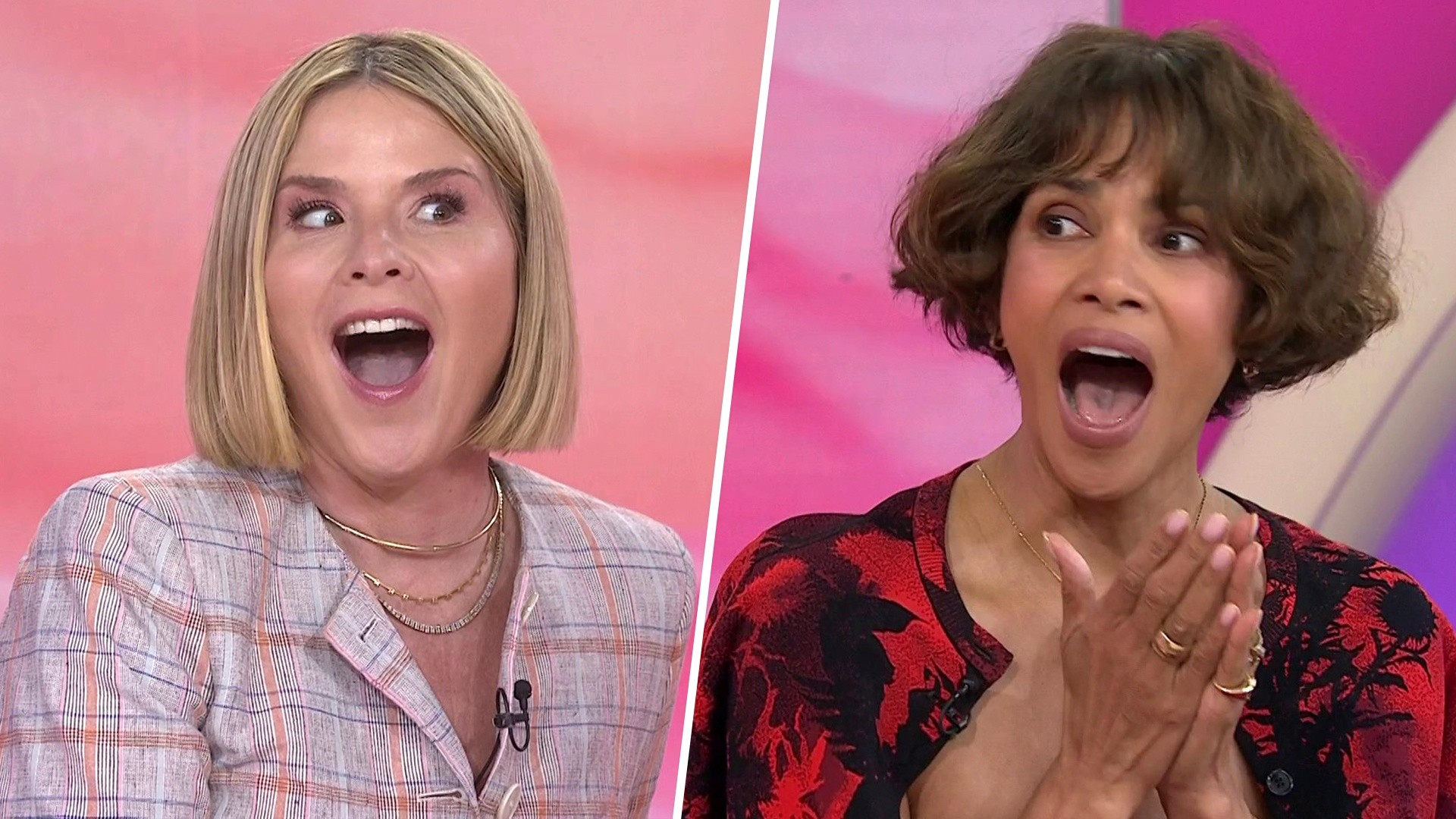 Watch: Halle Berry Mishears Jenna's Question and Hilarity Ensues