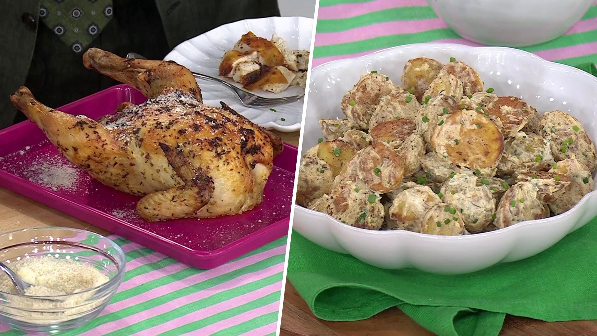 Elevated Twist on American Classics: Potato Salad, Roast Chicken