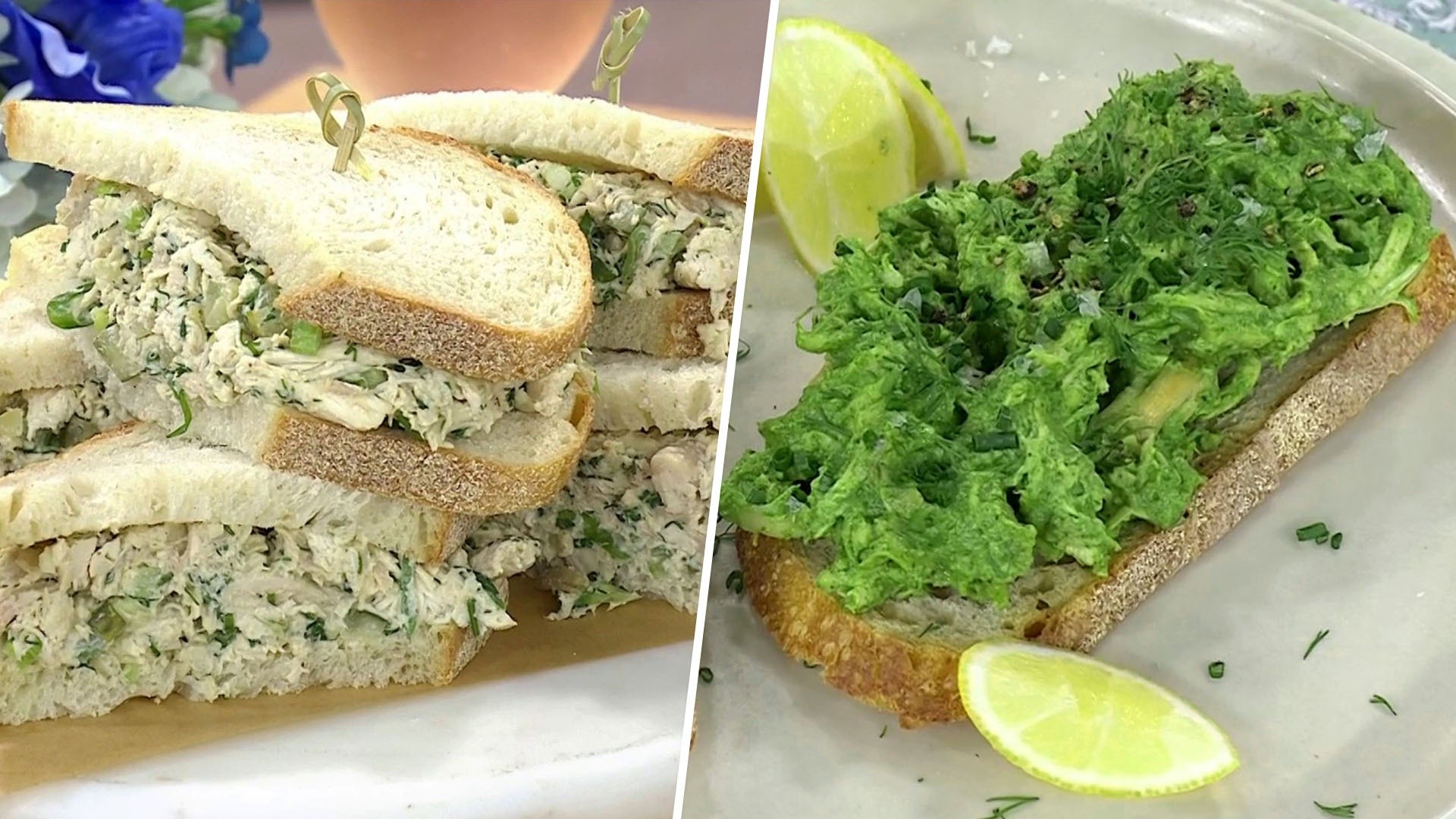 Chicken Salad 2 Ways: Green Goddess and Chicken Soup