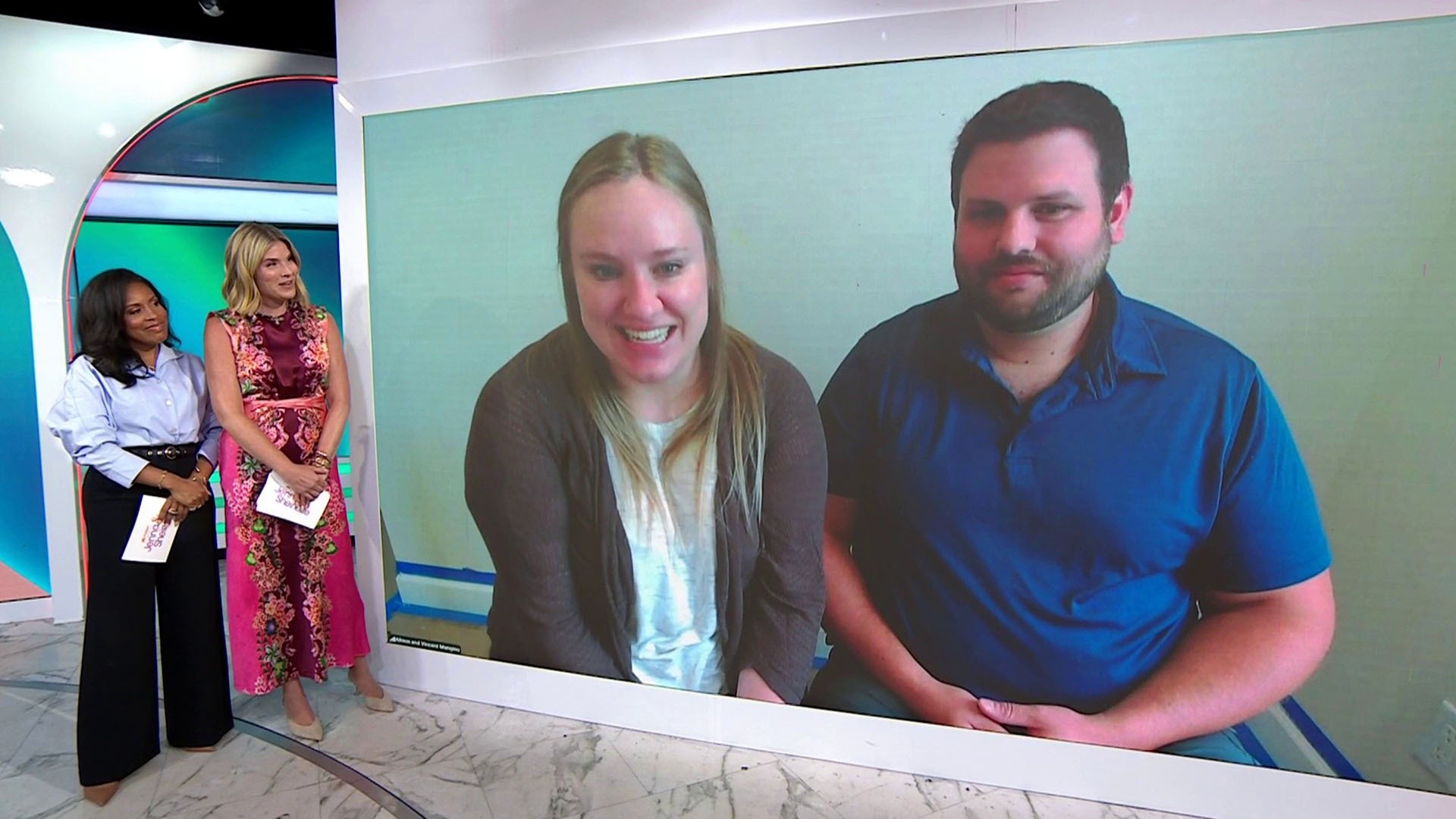 Jenna & Sheinelle Surprise a Couple With a Phone Call on Live TV