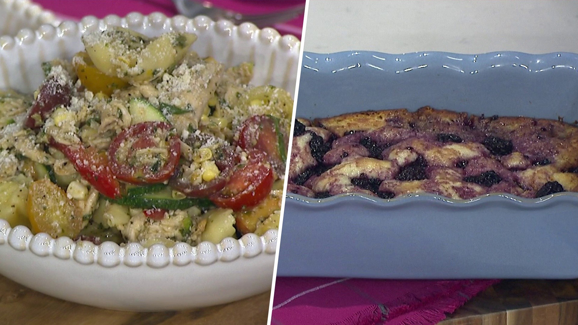 Farmer's Market Pasta Salad, Blackberry Cobbler: Get the Recipes