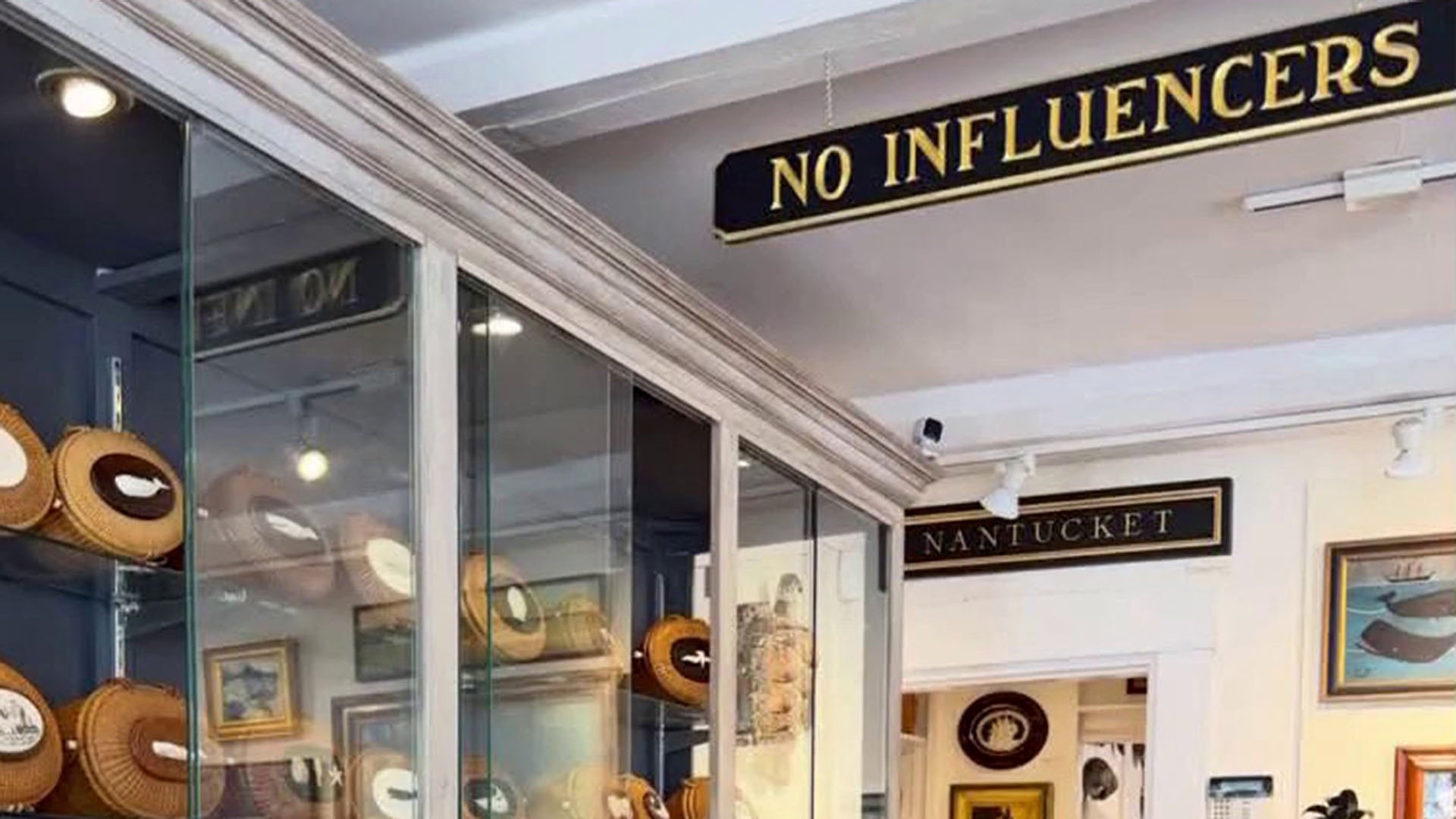 ‘No Influencers’ Sign at Nantucket Store Sparks Debate