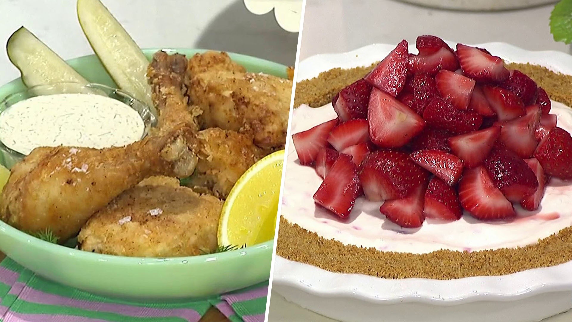 Picnic Fried Chicken and Frozen Strawberry Pie: Get the Recipes!