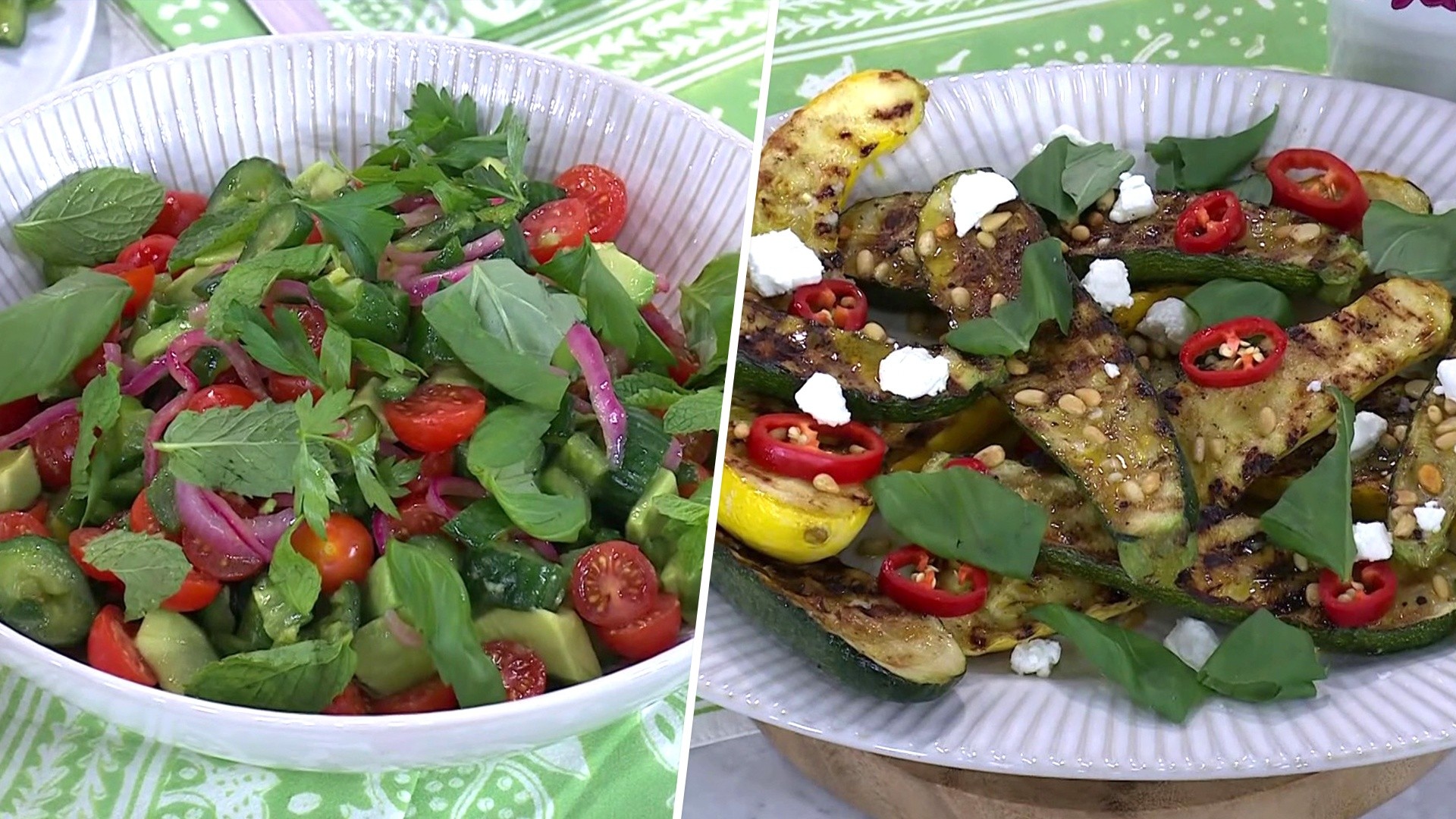 Make Smashed Cucumber Salad and a Grilled Summer Squash