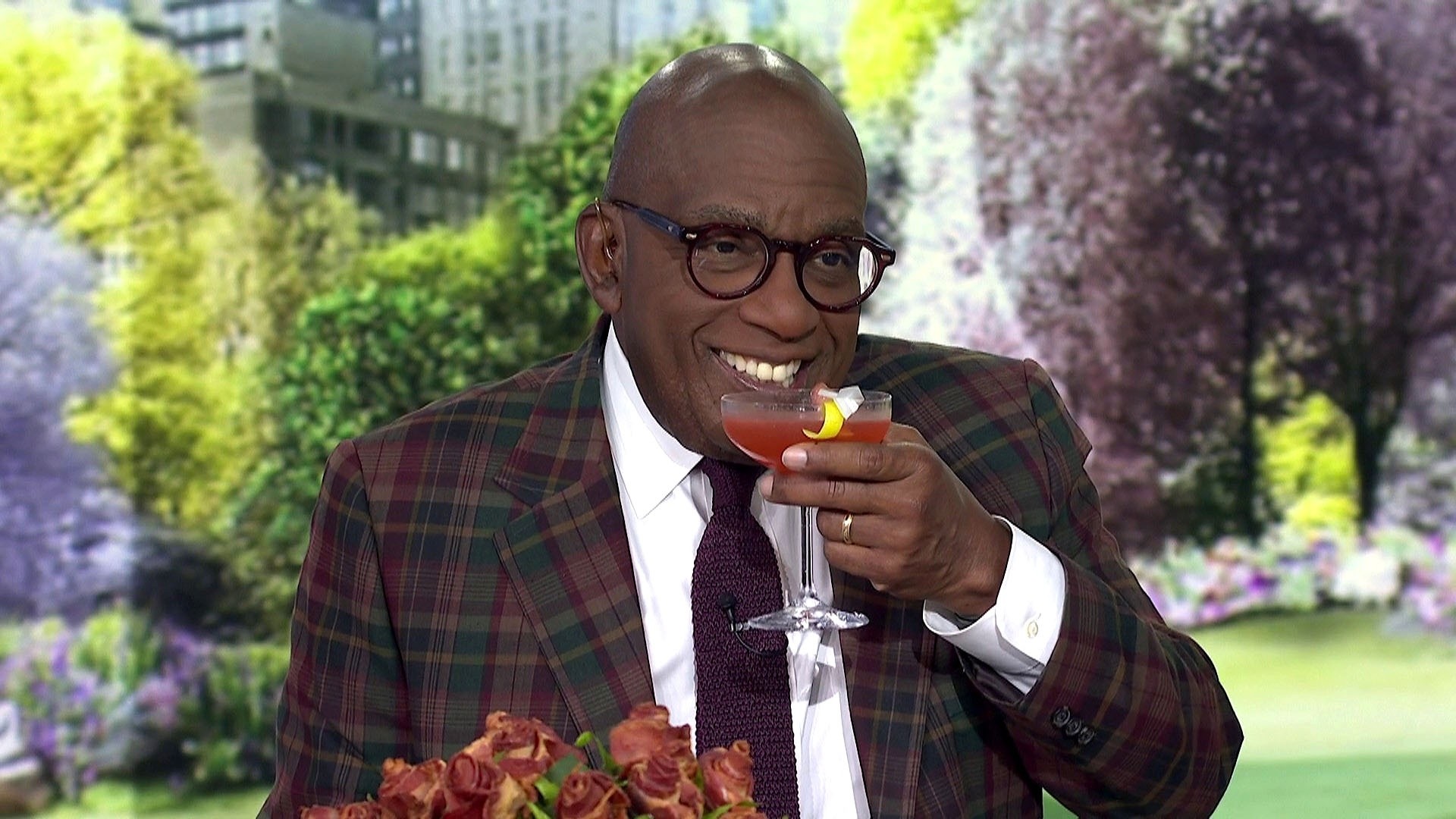 Al Roker Gets a Surprise Bacon Bouquet for His 72nd Birthday