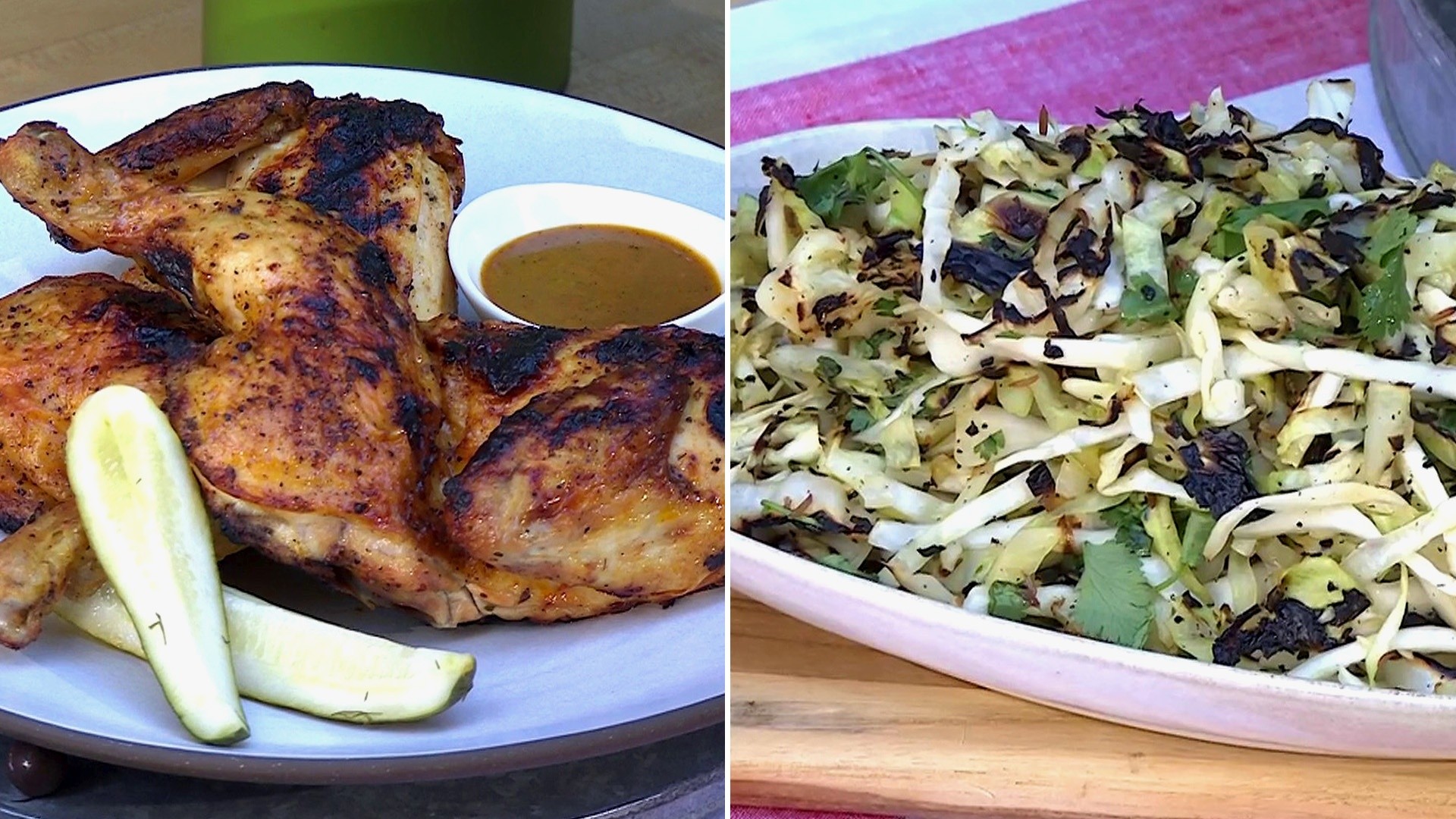 Smoked Chicken Halves with Mustard BBQ Sauce: Get the Recipe!