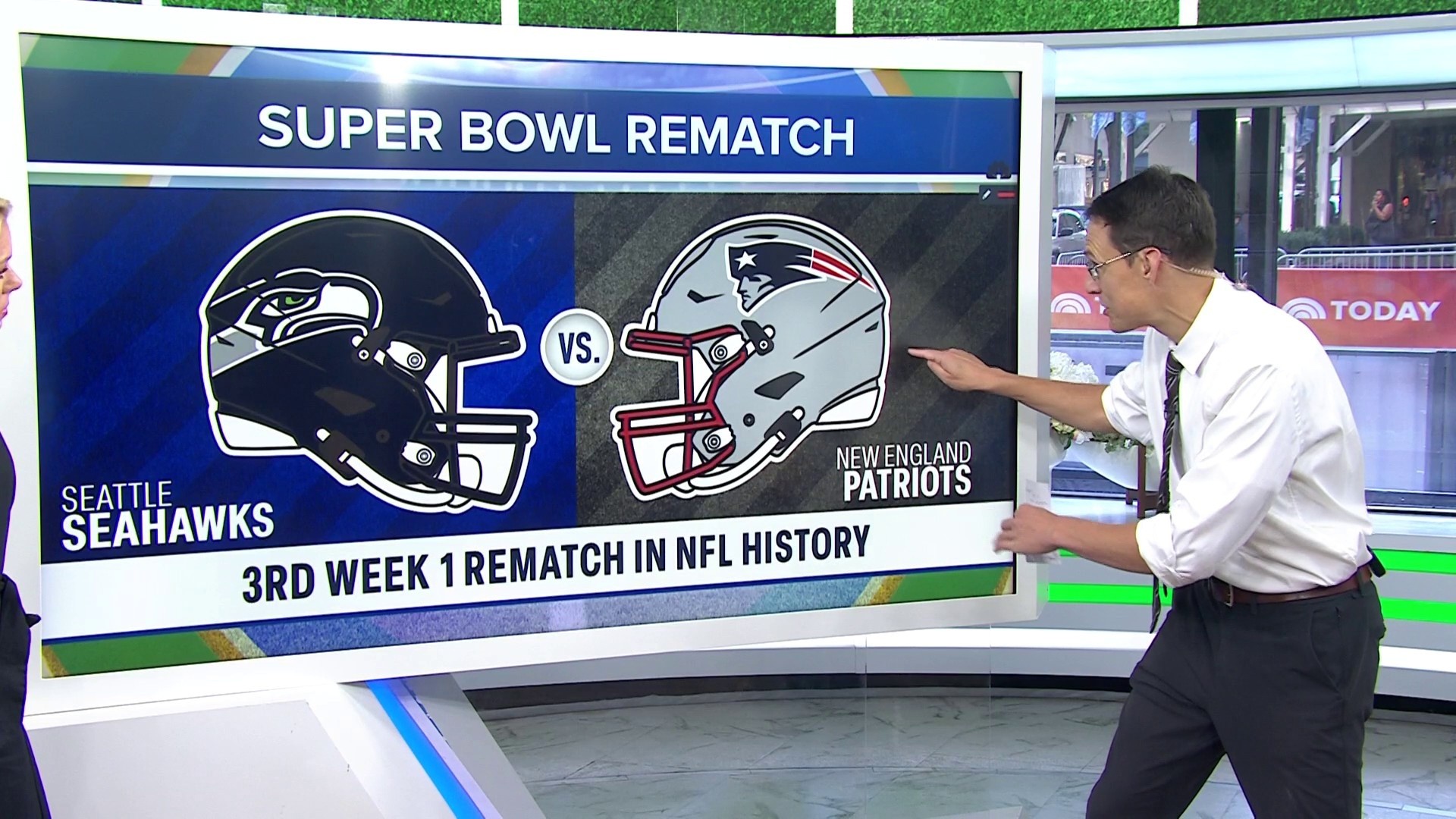 Steve Kornacki Breaks Down the Patriots vs. Seahawks Rematch