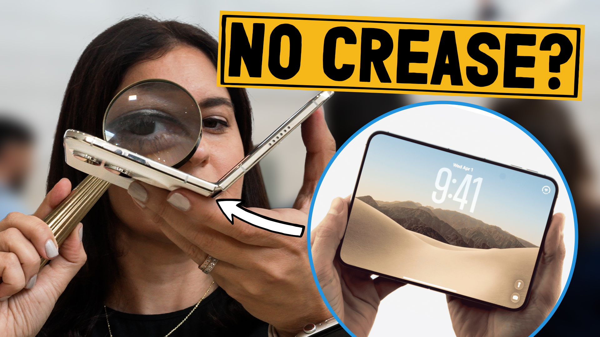 Joanna Stern tests Apple's new foldable iPhone