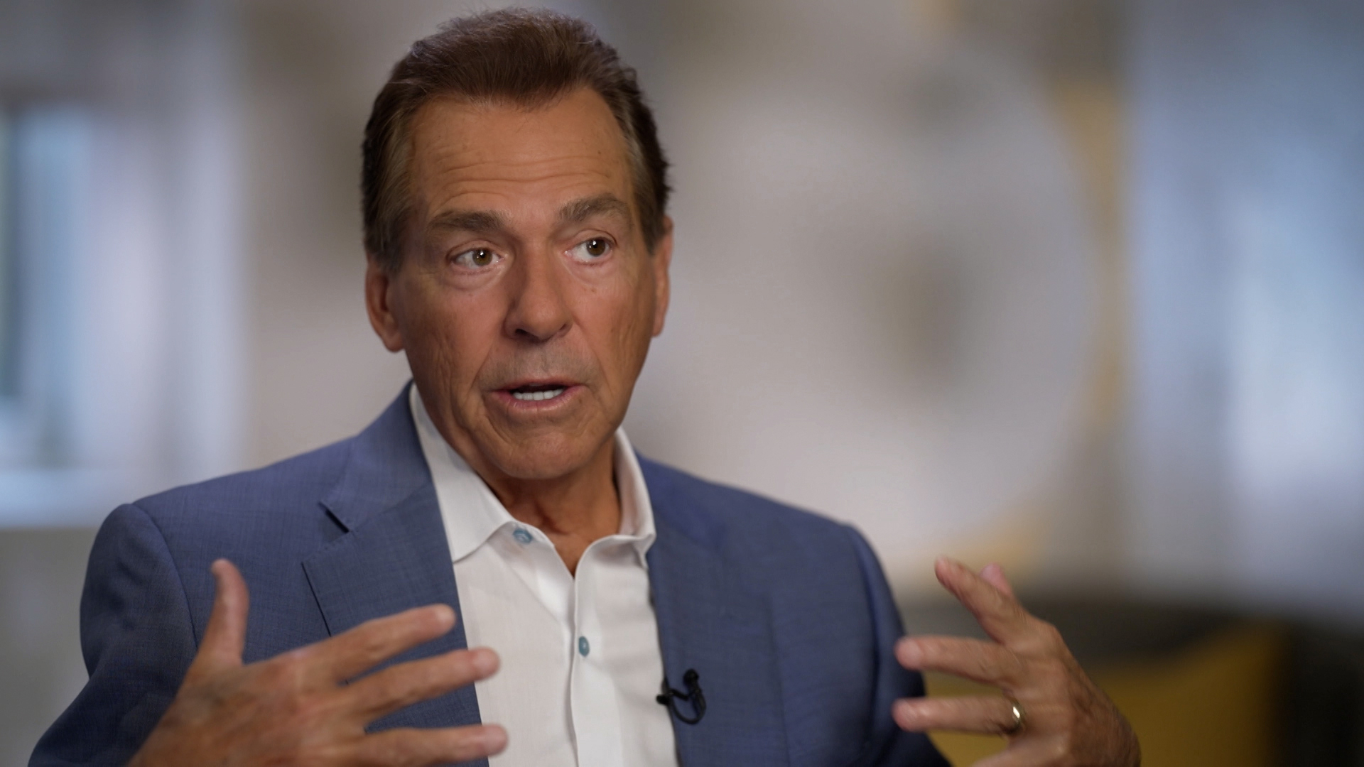 Great Americans: A conversation with legendary college football coach Nick Saban