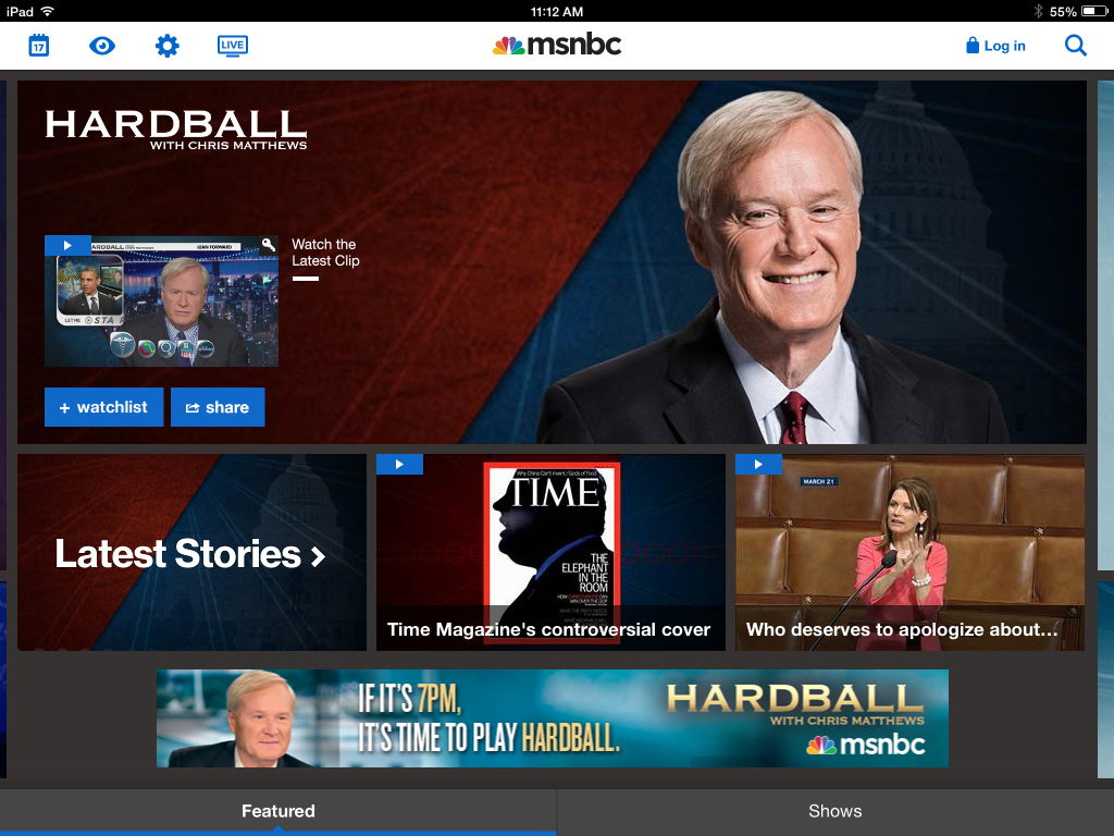 MSNBC launches new iOS app