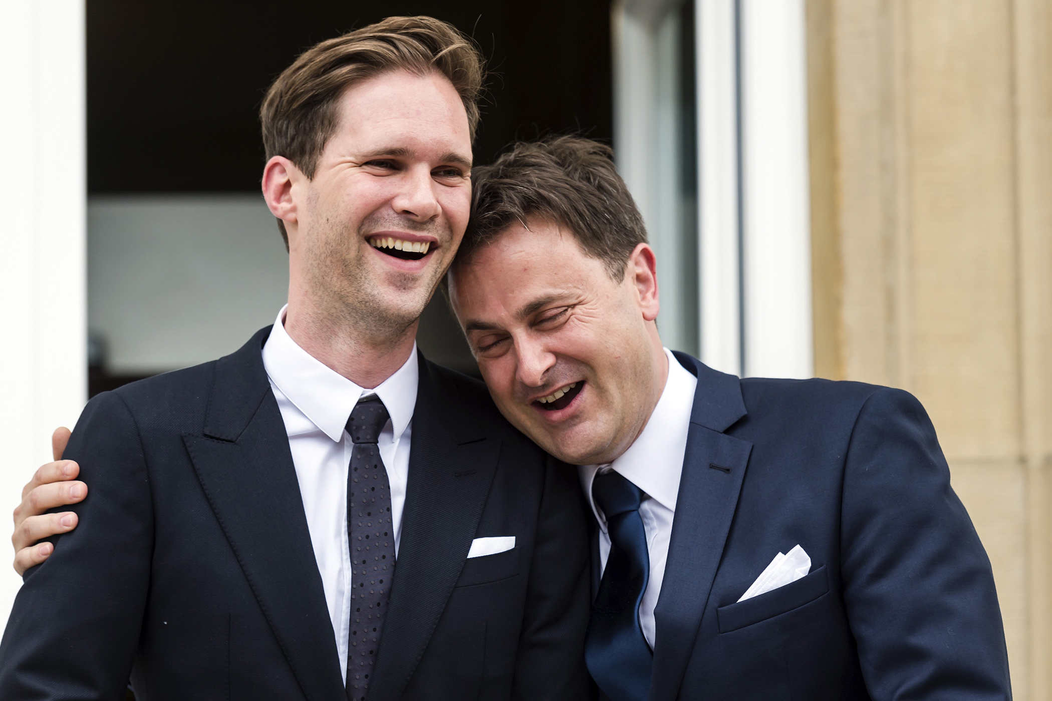 Luxembourg Prime Minister Xavier Bettel marries same-sex partner pic picture