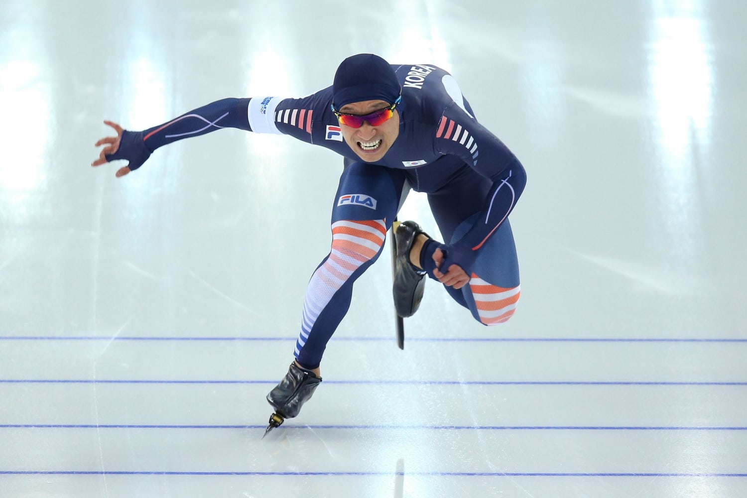 Icy Finish for South Korea Speed Skater