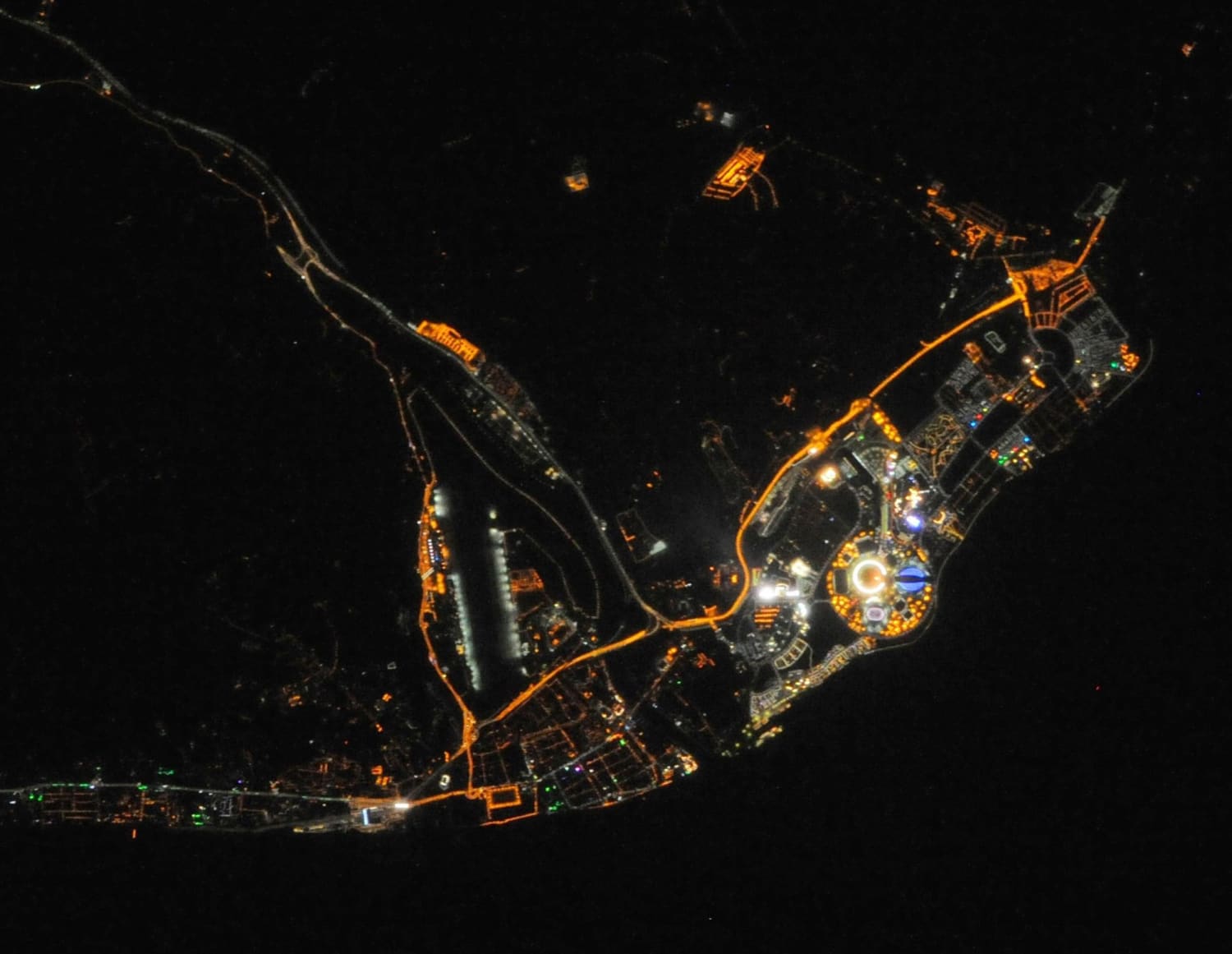 Сочи Олимпийский парк снимок со спутника