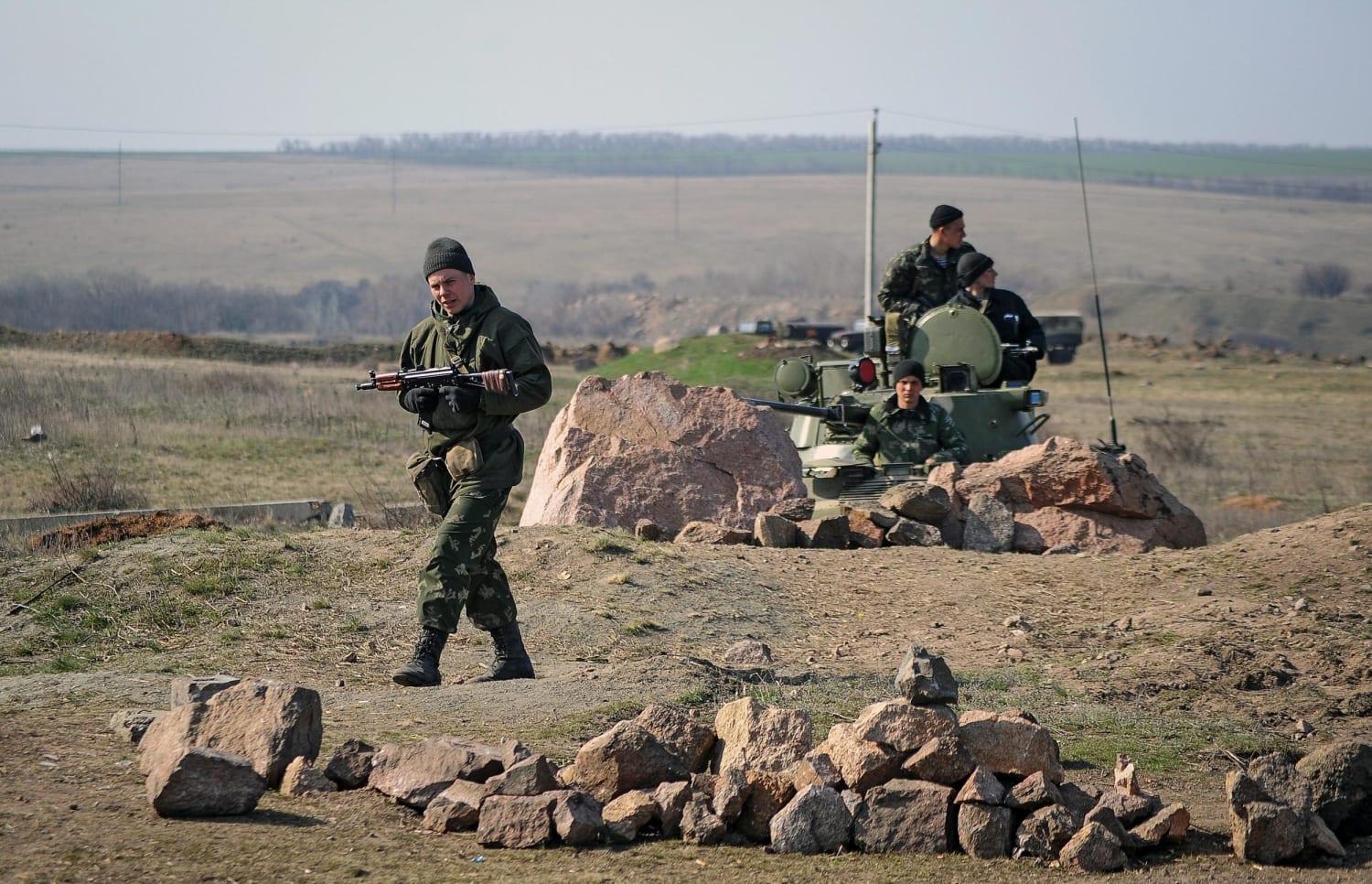 Tour of Ukraine-Russia Border Finds No Signs of Military Buildup