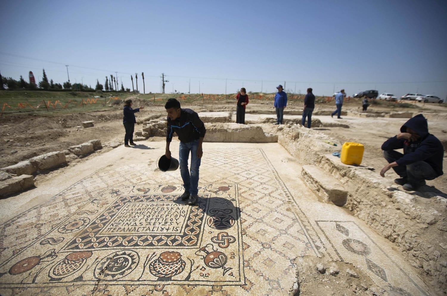 Unique mosaics exhibited at Lod Mosaic Archaeological Center in  Israel-Xinhua