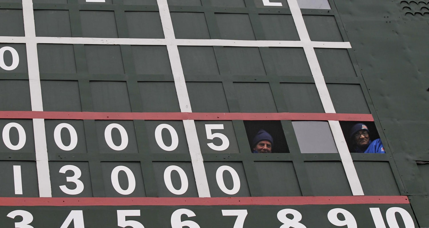 The Story Behind the Old Wrigley Field Scoreboard