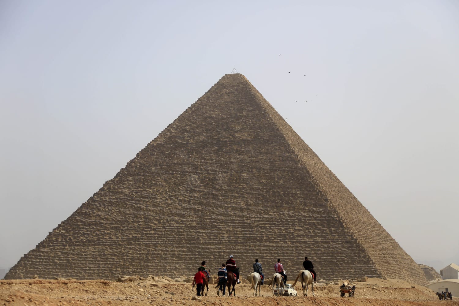 На пирамиде