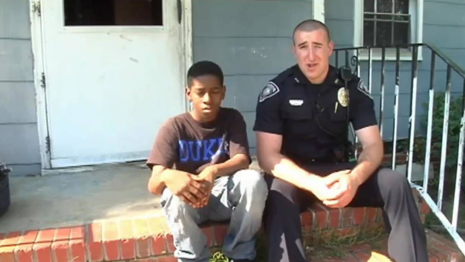 Police Officer Goes Beyond the Call of Duty for Troubled Boy