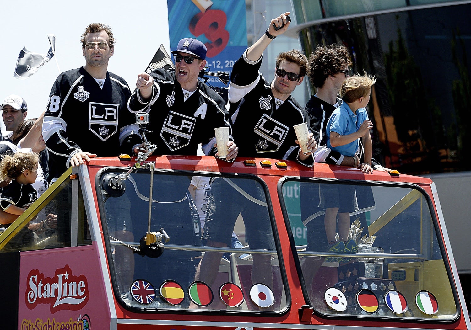 LA Kings Parade Celebrating a Stanley Cup Victory