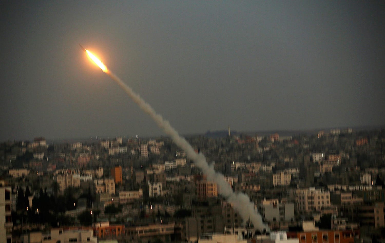 Hamas Firing China Designed Syria Made M 302 Rockets Israel