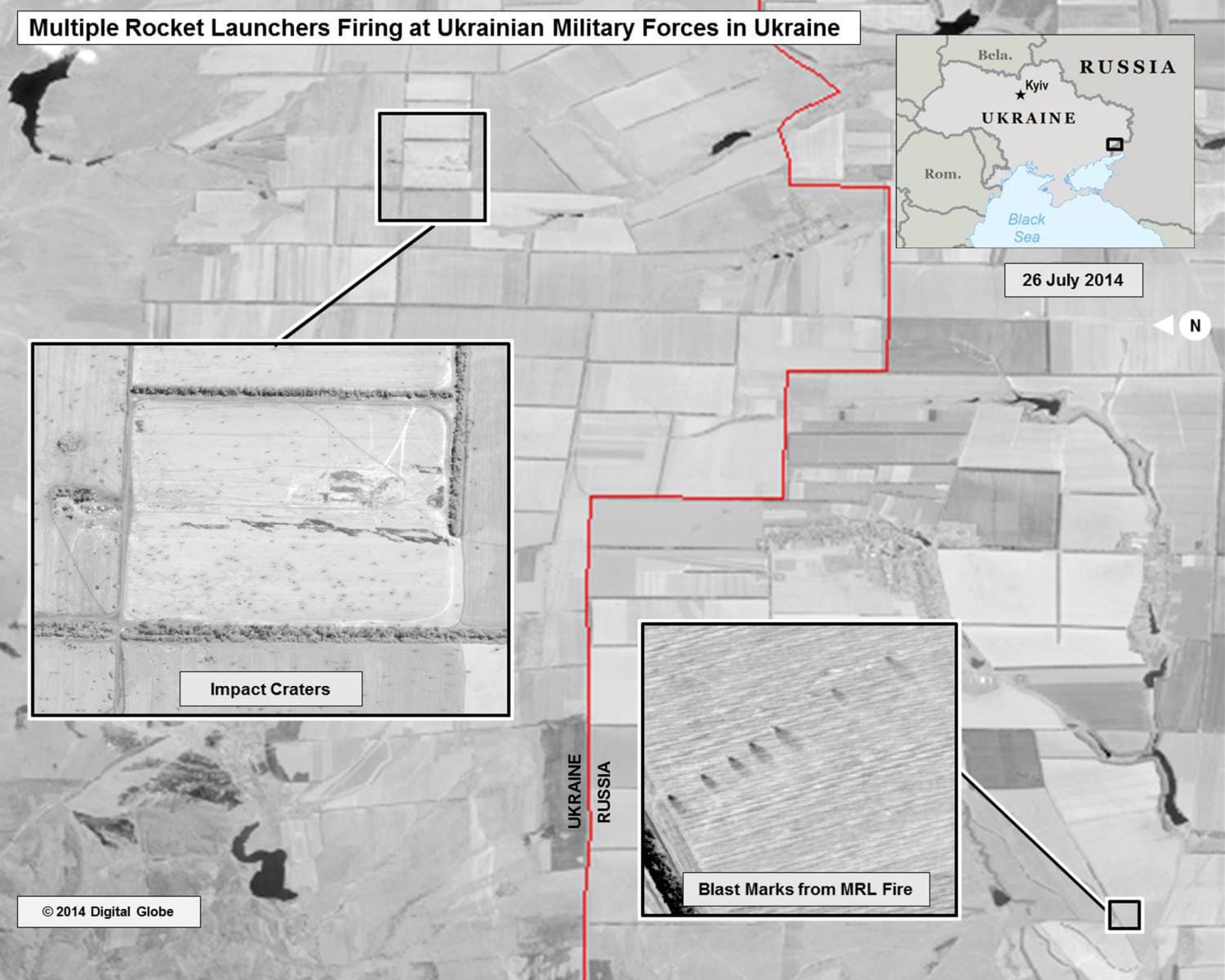 Satellite Images Show Russia Firing Into Ukraine: U.S. Government