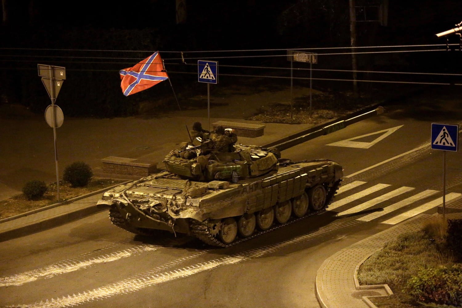 Pro-Moscow Rebels Fly Flag Of 'New Russia' In Eastern Ukraine