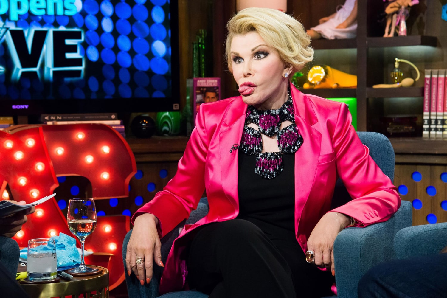 Eight Ways Joan Rivers Laughed at Herself.