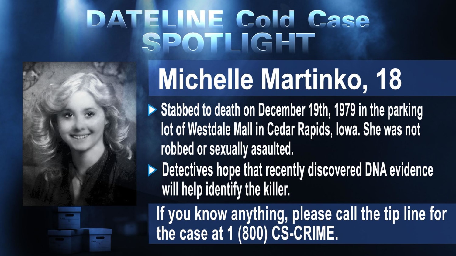 COLD CASE SPOTLIGHT Michelle Martinko