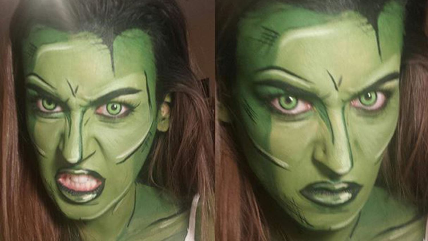 face painting hulk