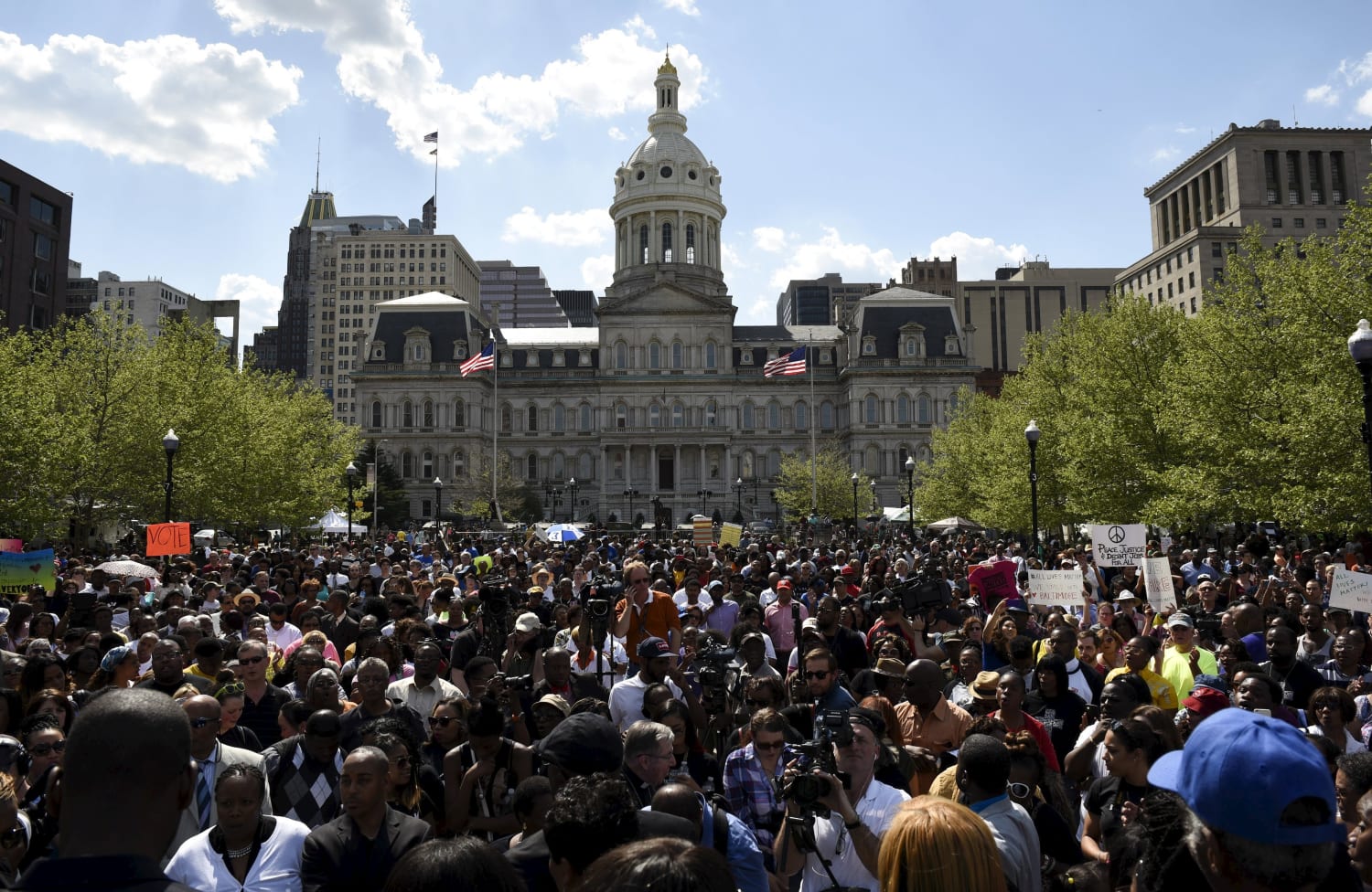 Baltimore City Hall Protest