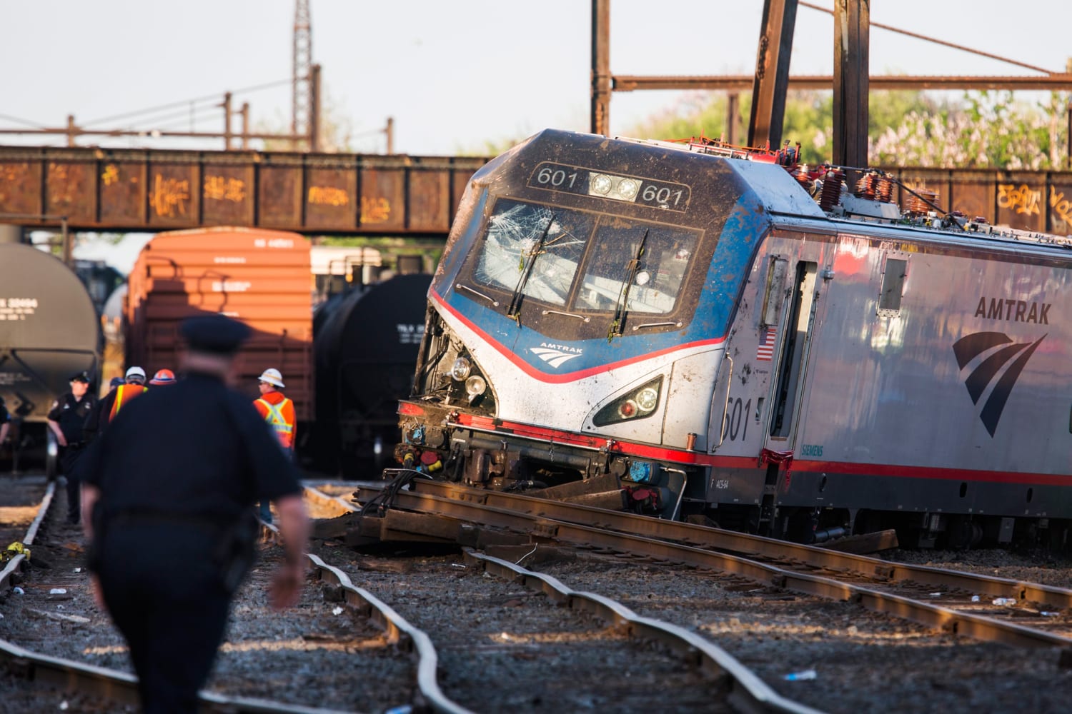 Derailed Amtrak Train Shows No Evidence of Damage From Gunshot: NTSB