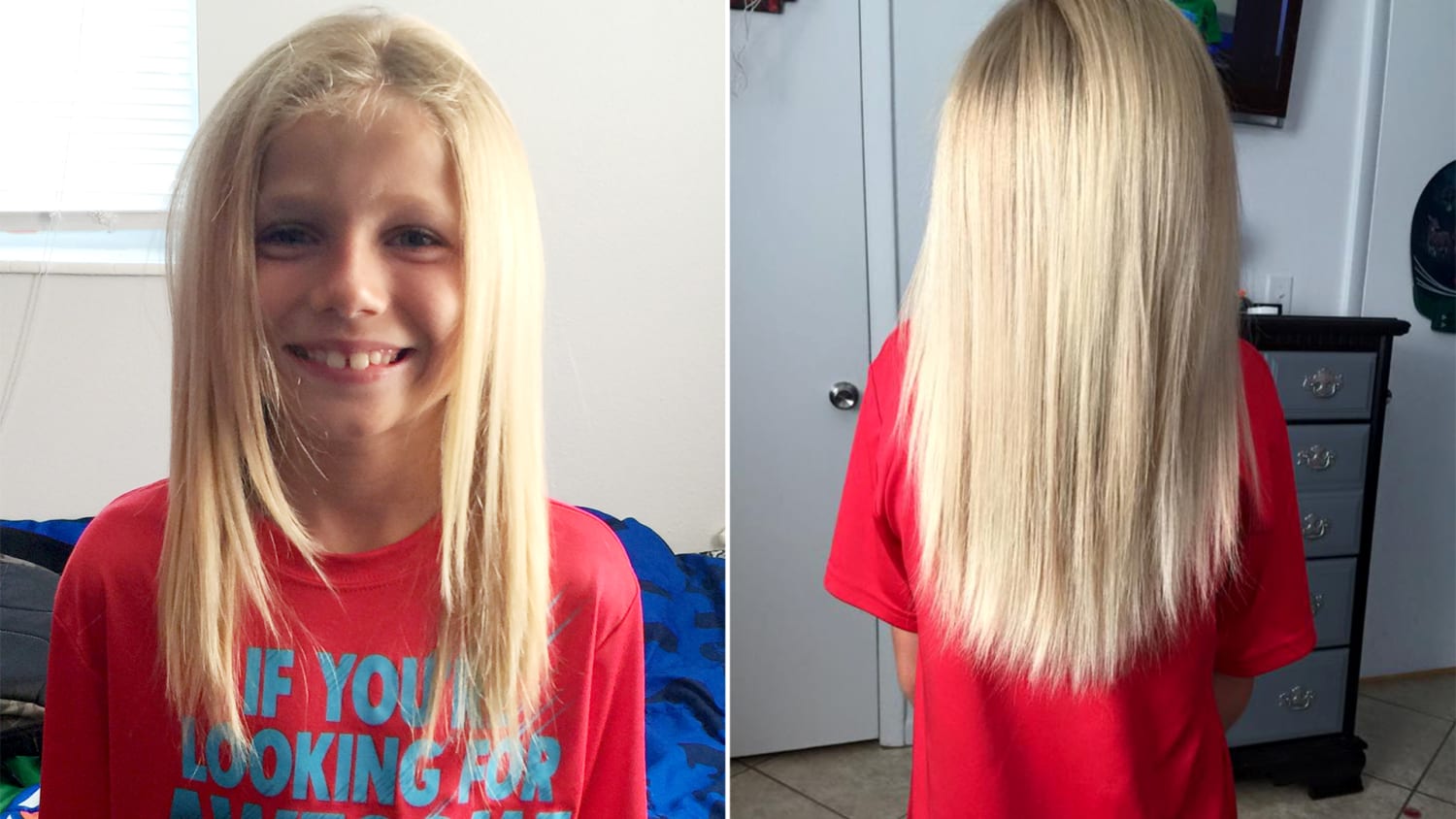 Florida boy grows out hair to donate to child in need