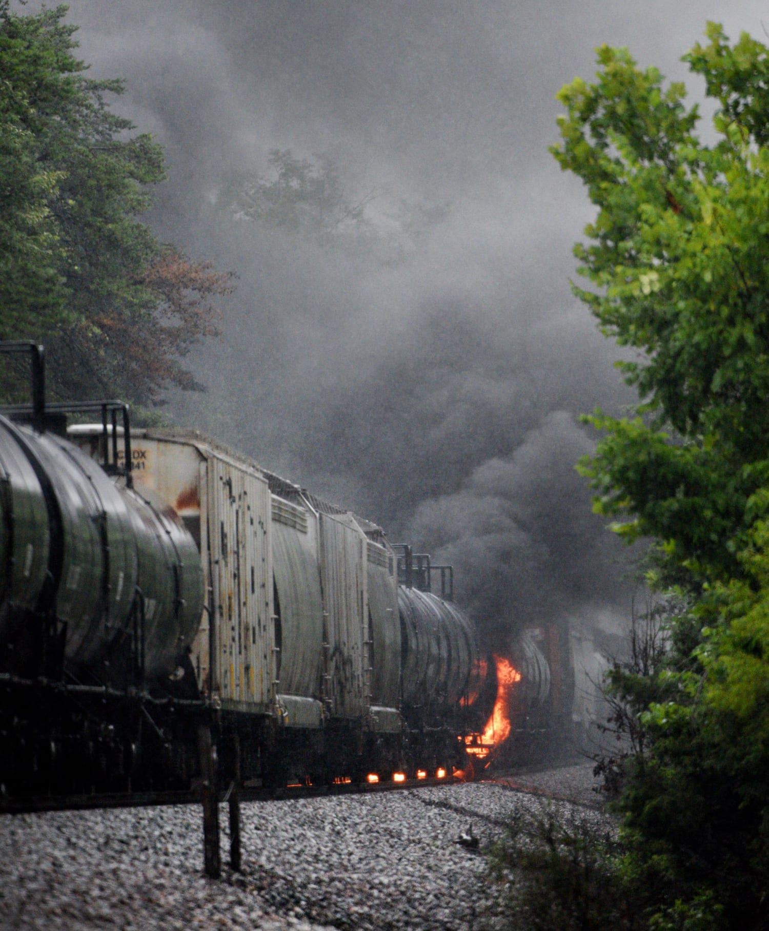 CSX Train derailment