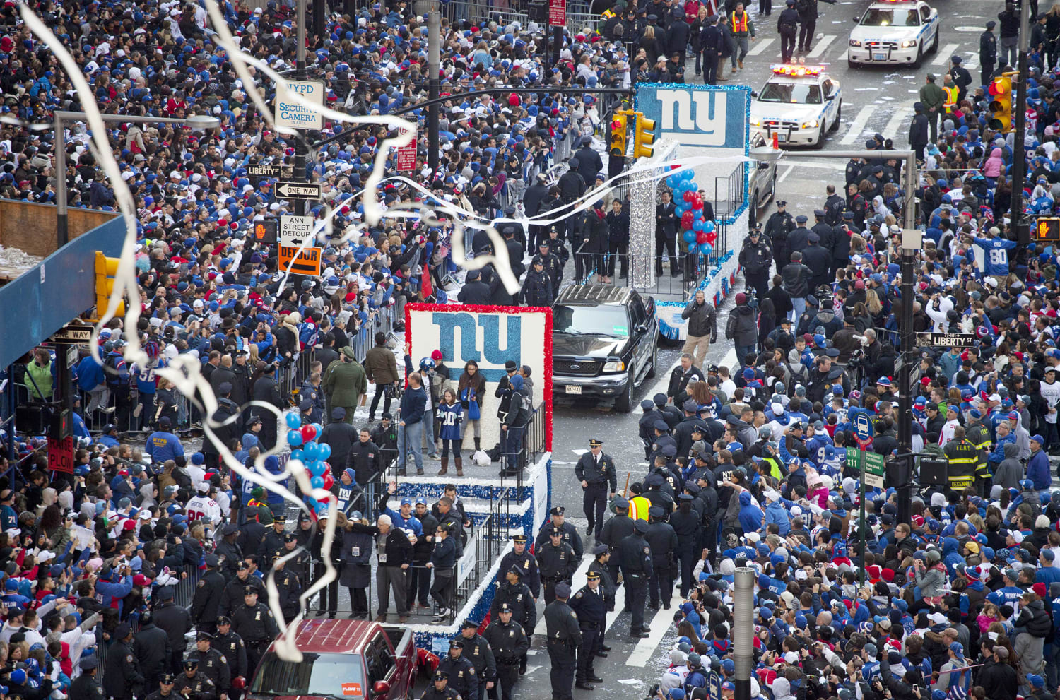 New York Giants Super Bowl parade