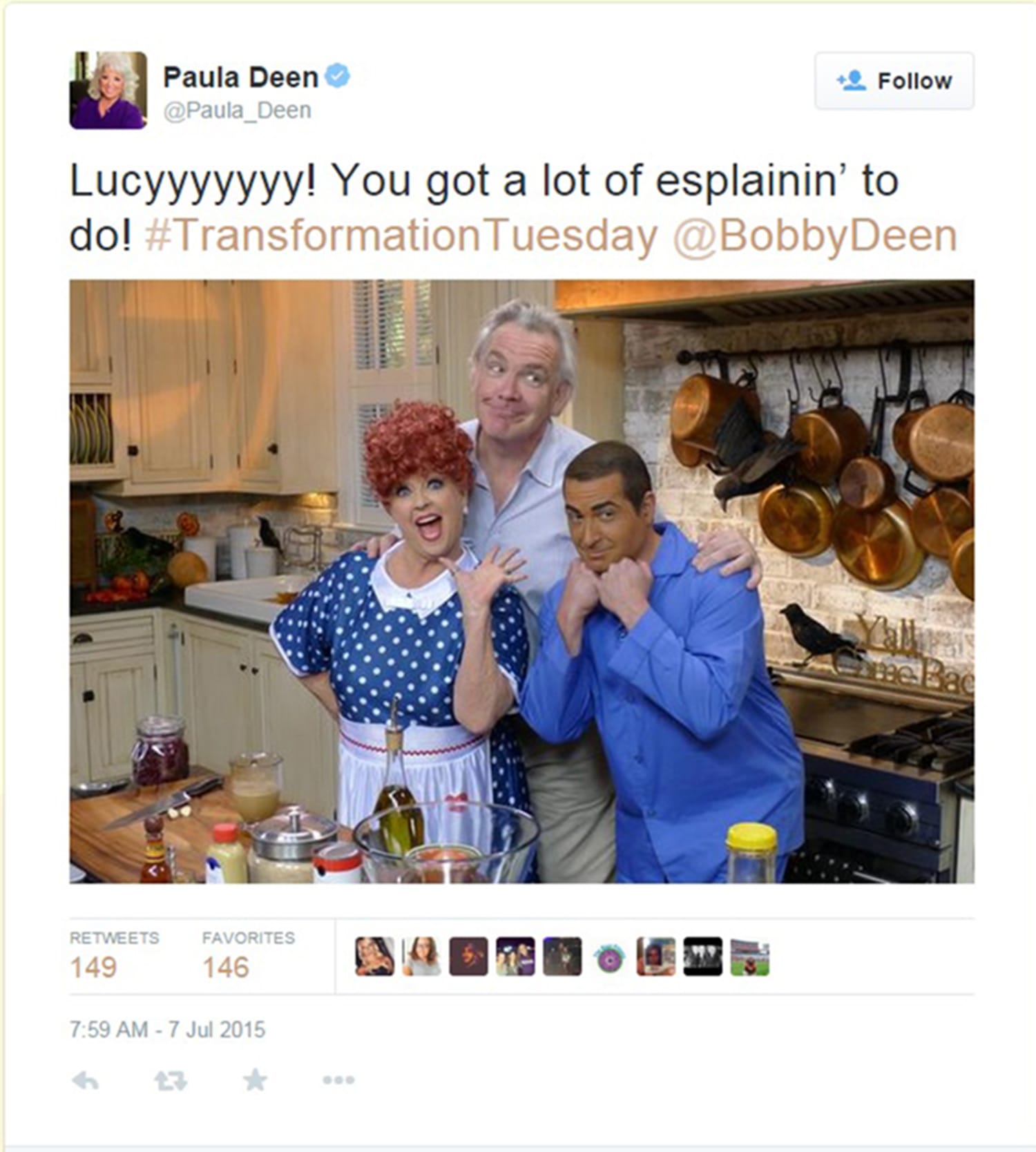 Paula Deen draws heat over photo of son Bobby in brownface