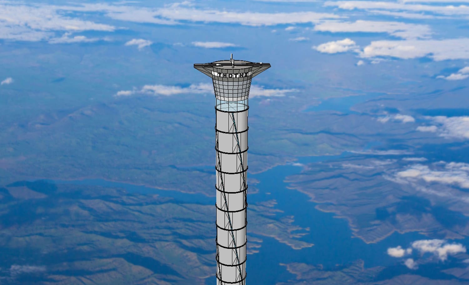 Space tower. Башня Циолковского. Спейс элеватор. Вышка в стратосфере. Башня в небо.