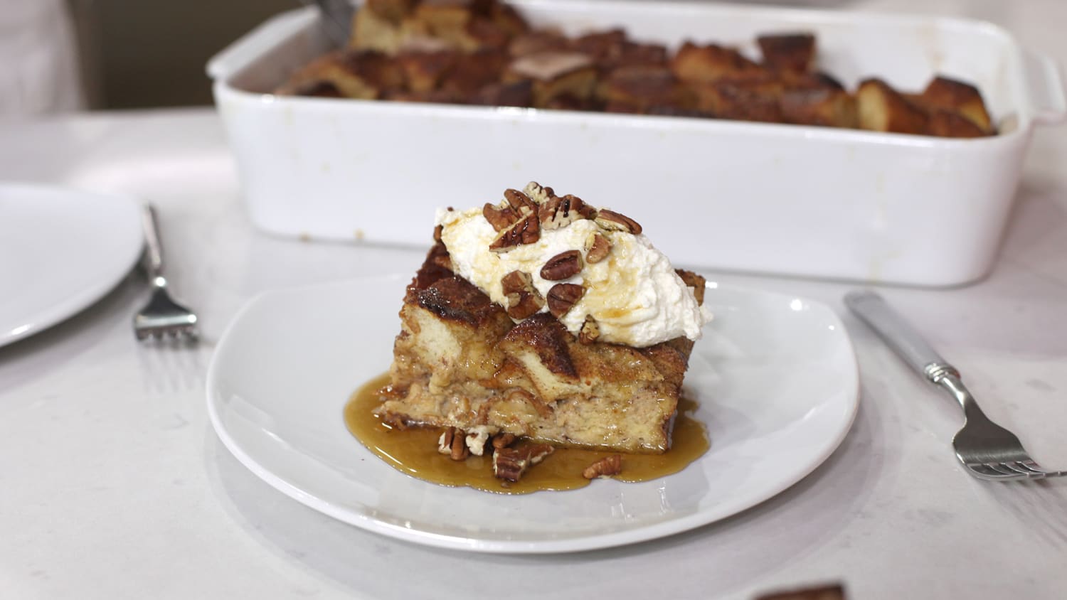 Sheet pan french toast with whipped lemon ricotta and juicy