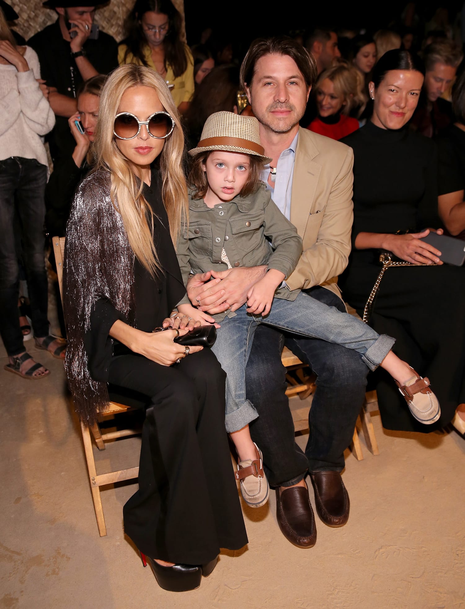 Rachel Zoe and her sons embrace white after Labor Day dressed in