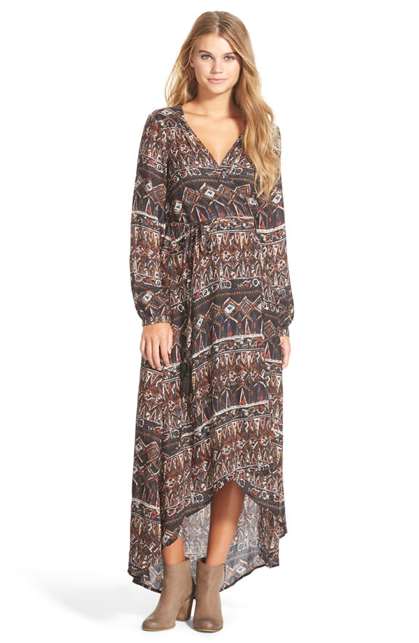 Women's LC Lauren Conrad High Low Wrap Maxi Dress