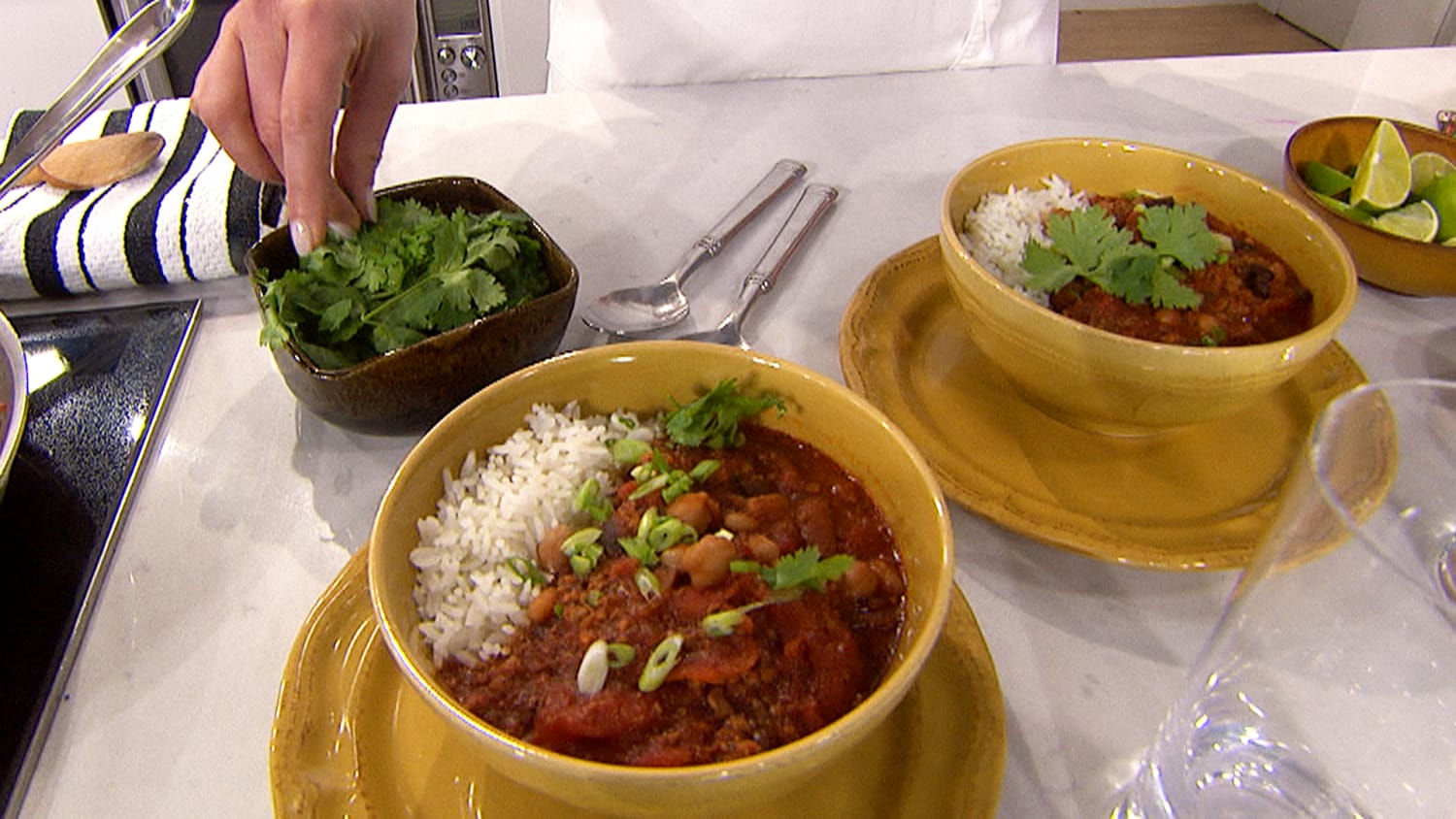 Meaty Three-Bean Chili with Sausage and Beef Recipe