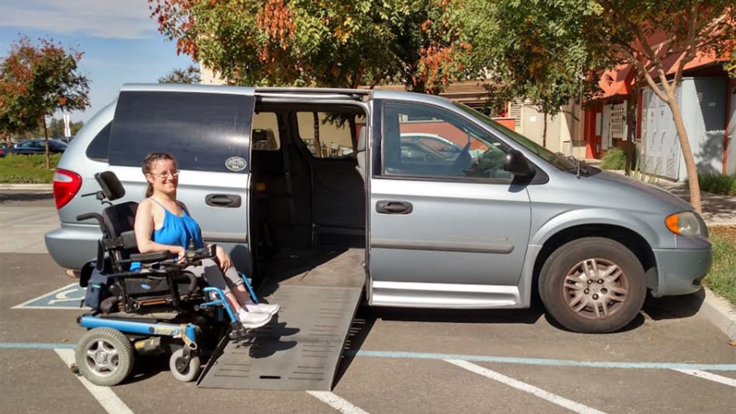 Wheelchair on sale accessible van