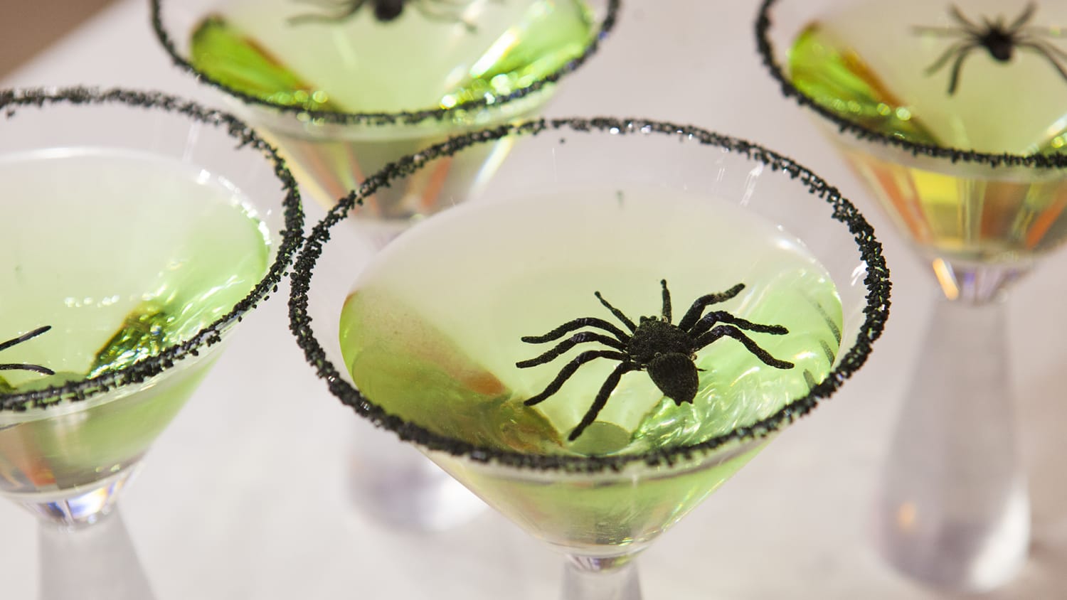 Witches Stew Halloween Martini Glass 
