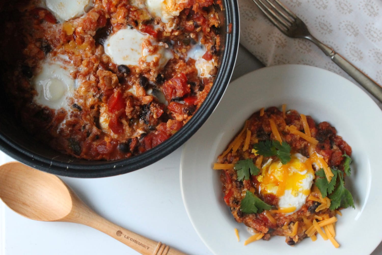 Crock Pot Egg Bake {Tater Tots} - Julie's Eats & Treats ®