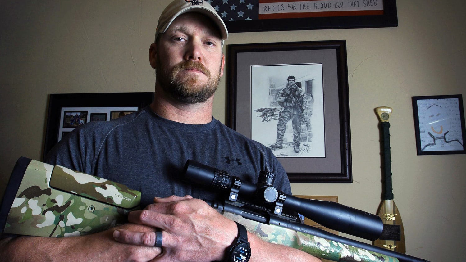 'American Sniper' widow posts touching tribute on anniversary of Chris  Kyle's death, image size:1500x844