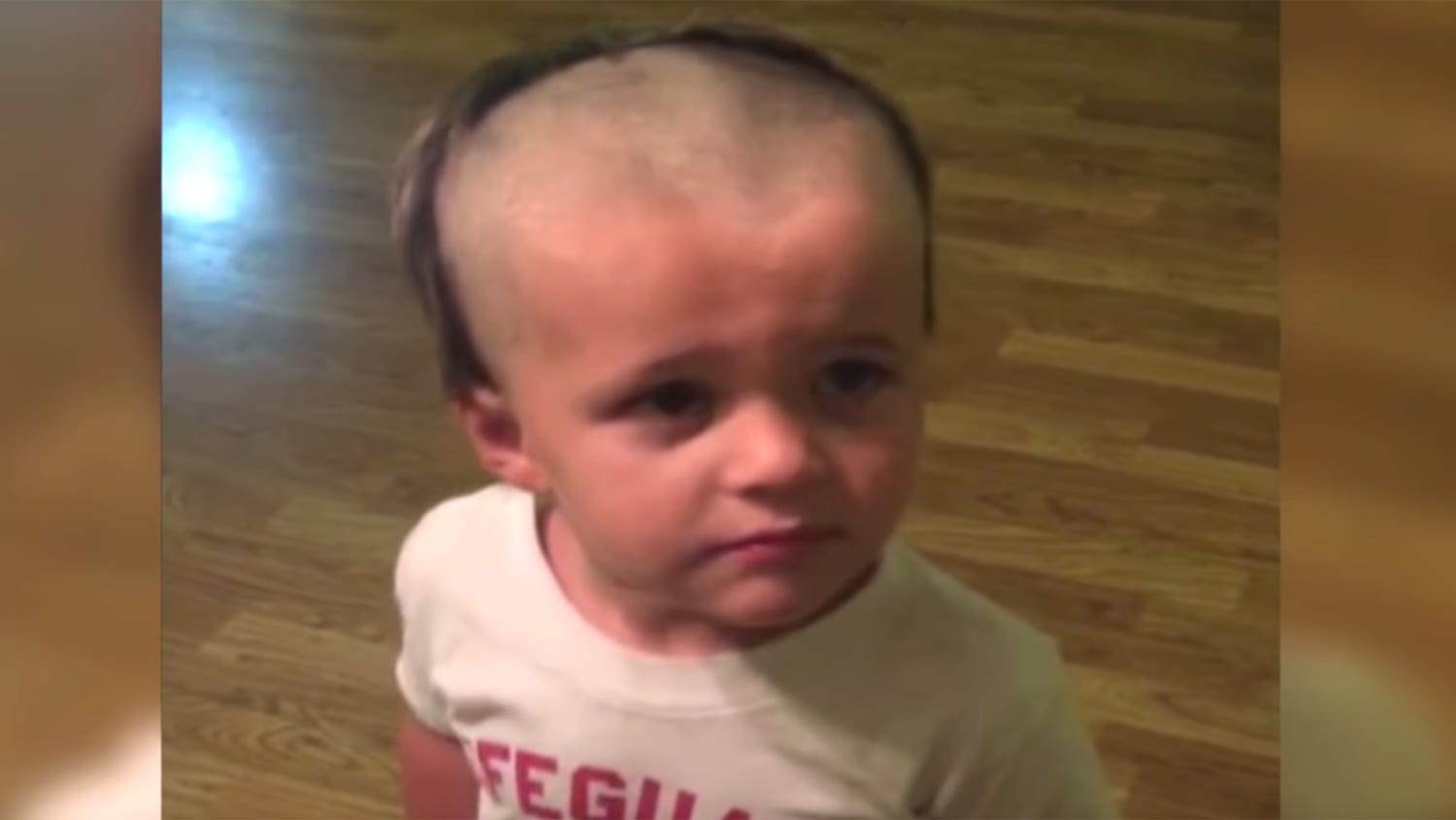 Boy Gives Himself A Receding Hairline I Ll Never Touch Daddy S Razor Again