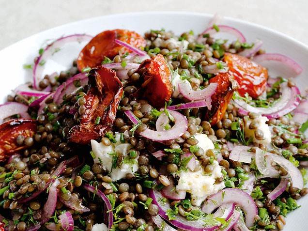 Castelluccio Lentils with Tomatoes and Gorgonzola-image
