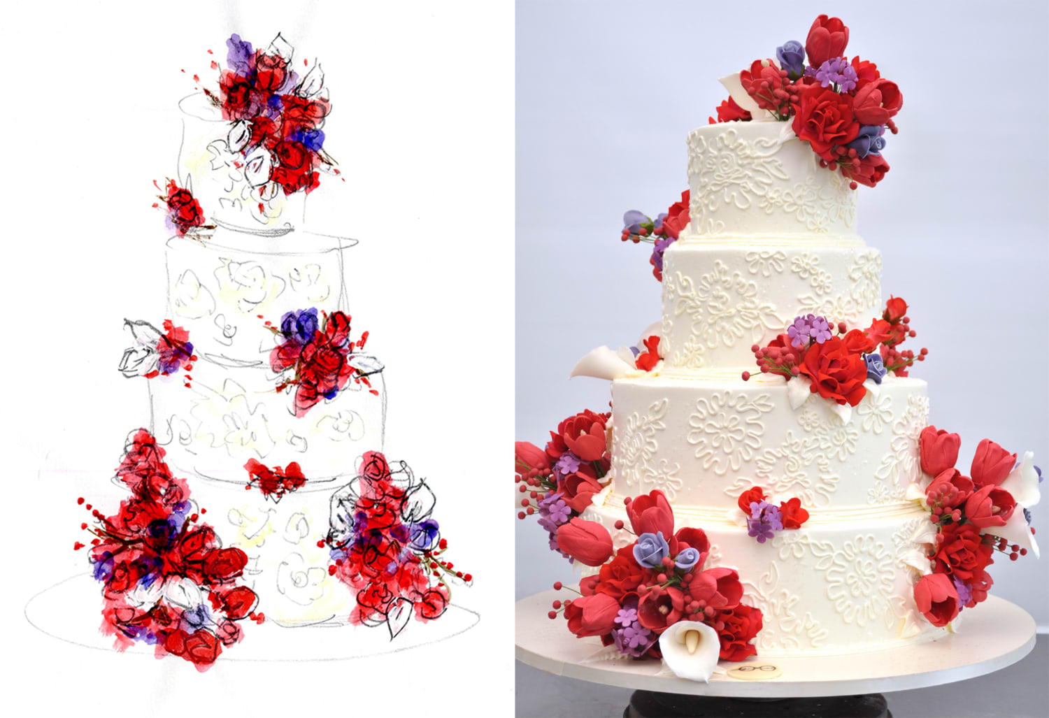 Melody Cakes - Stunning Wedding Cakes - Market Harborough Leicester