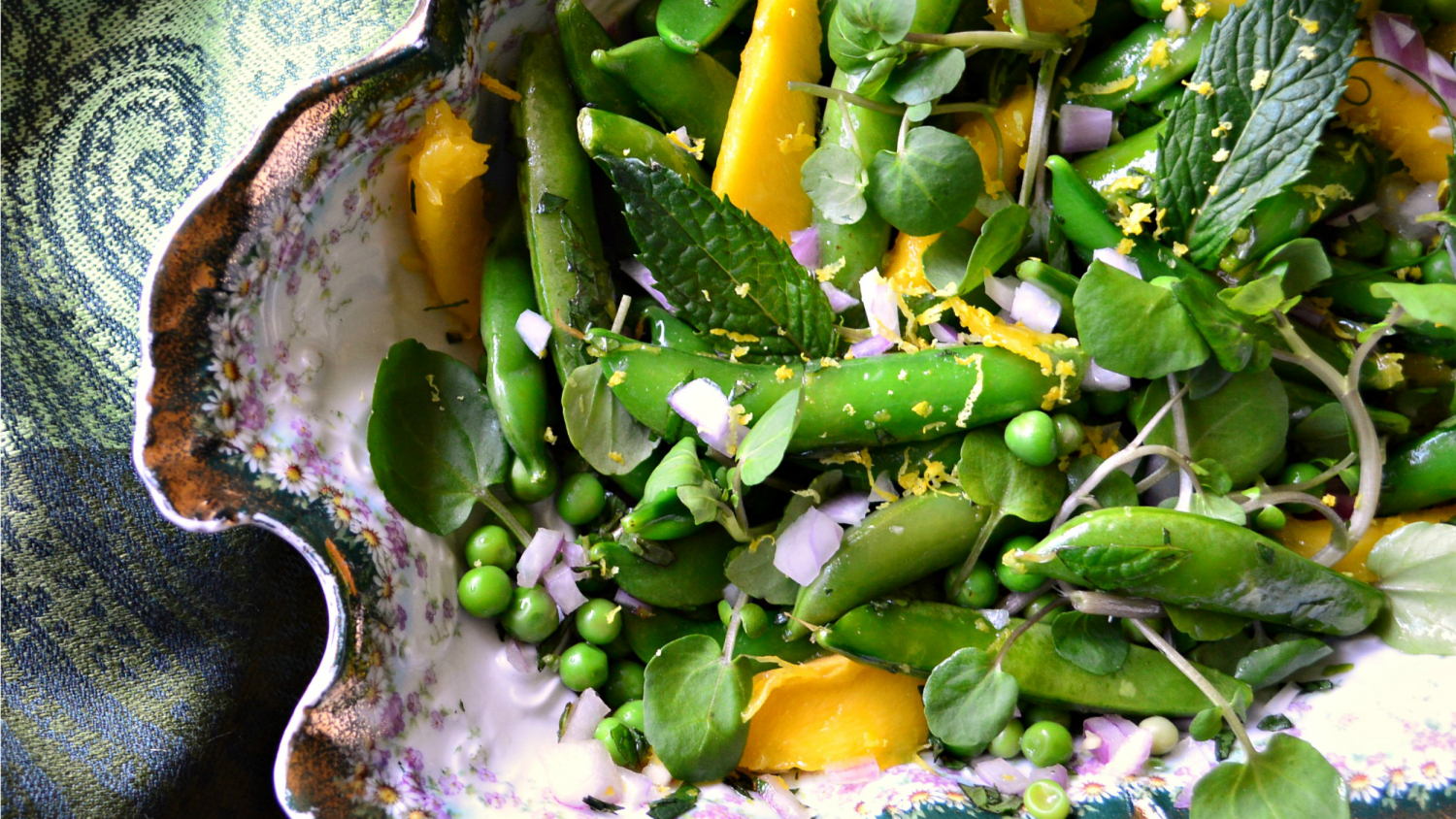 Spring Salad with Sugar Snap Peas and Beets