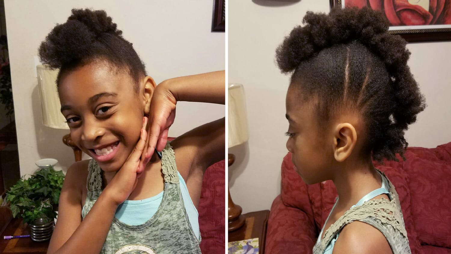 QUICK Natural Hairstyle and It's CUTE For Summer On Short 4C Hair - Under  10 Minutes! - YouTube